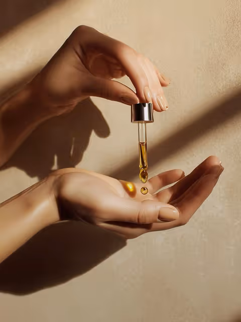 Aurae skincare in use
