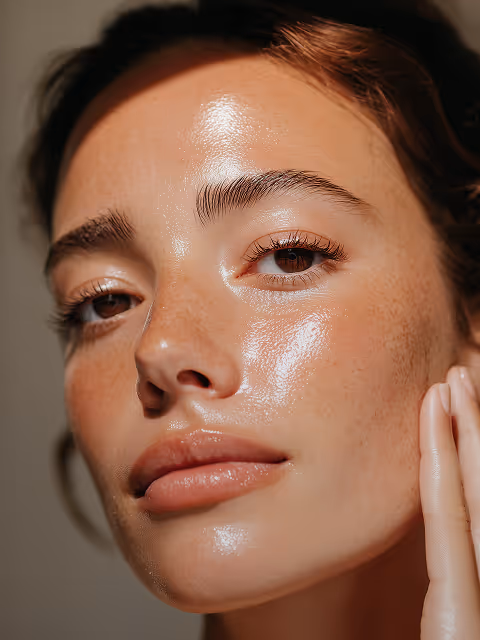 Aurae skincare in use