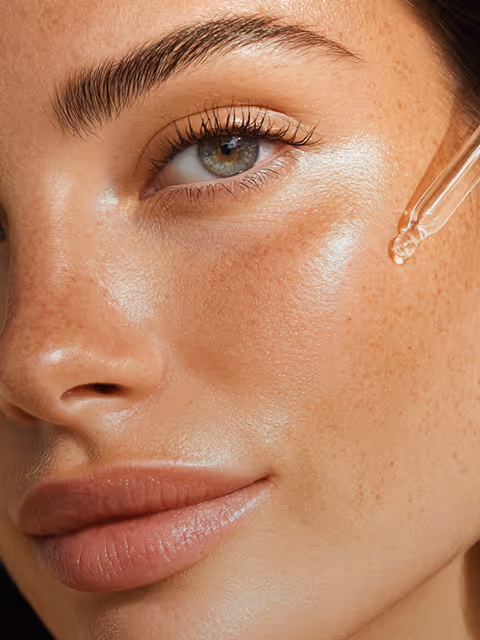 Aurae skincare in use